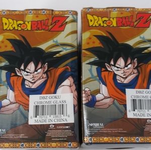 Dragon Ball Z Chrome Glass Cups